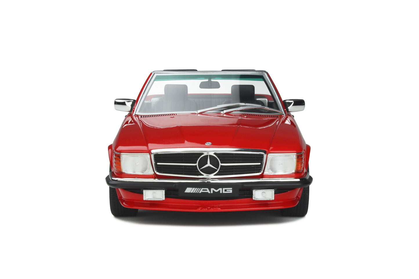 OttOmobile - Mercedes-Benz 500 SL AMG (R107) (Red) 1:18 Scale Model Car