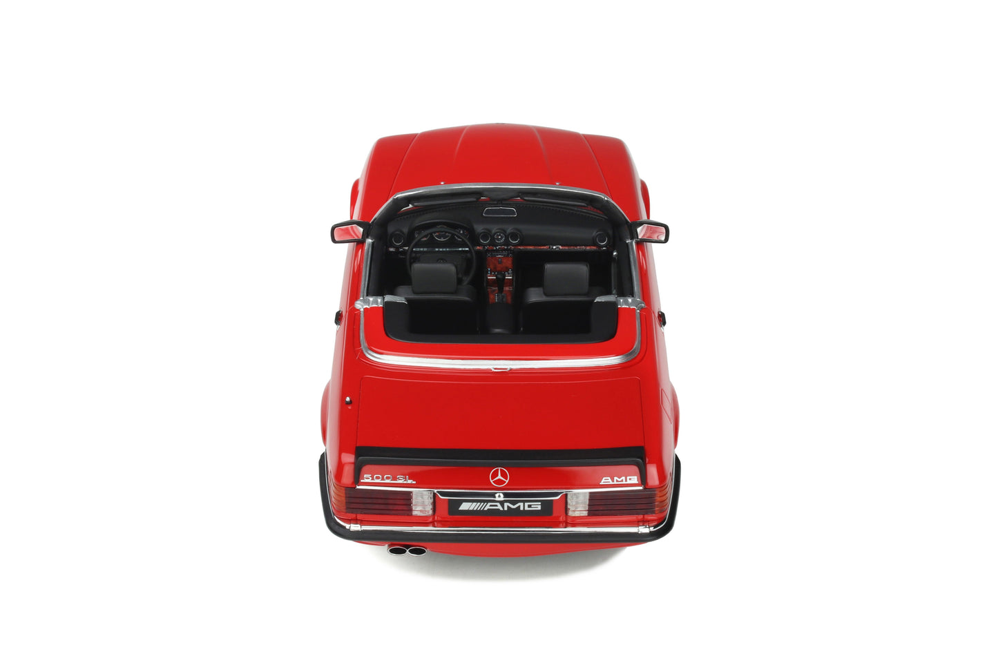 OttOmobile - Mercedes-Benz 500 SL AMG (R107) (Red) 1:18 Scale Model Car