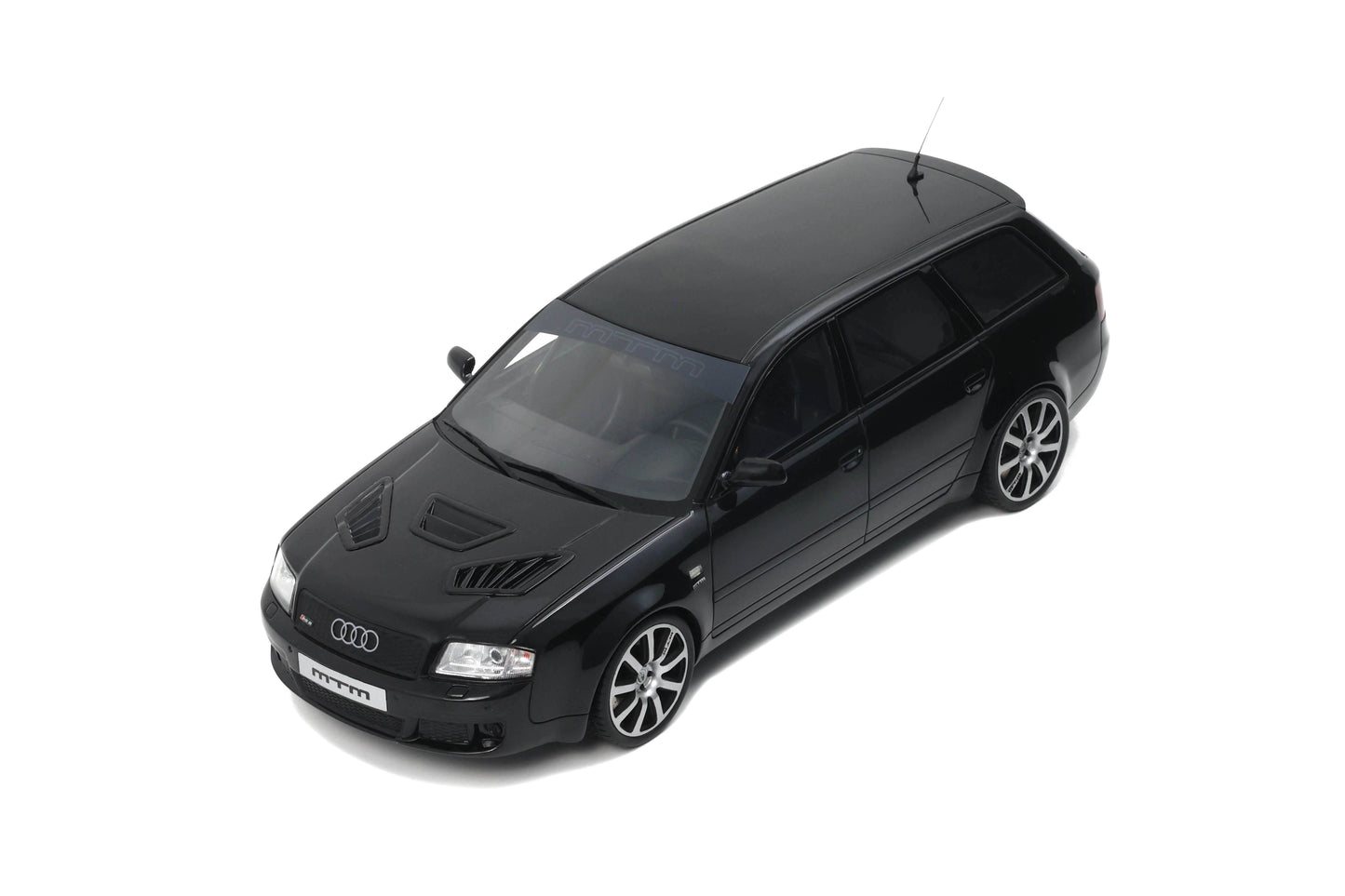 OttOmobile - Audi RS6 Clubsport MTM (Black) 1:18 Scale Model Car