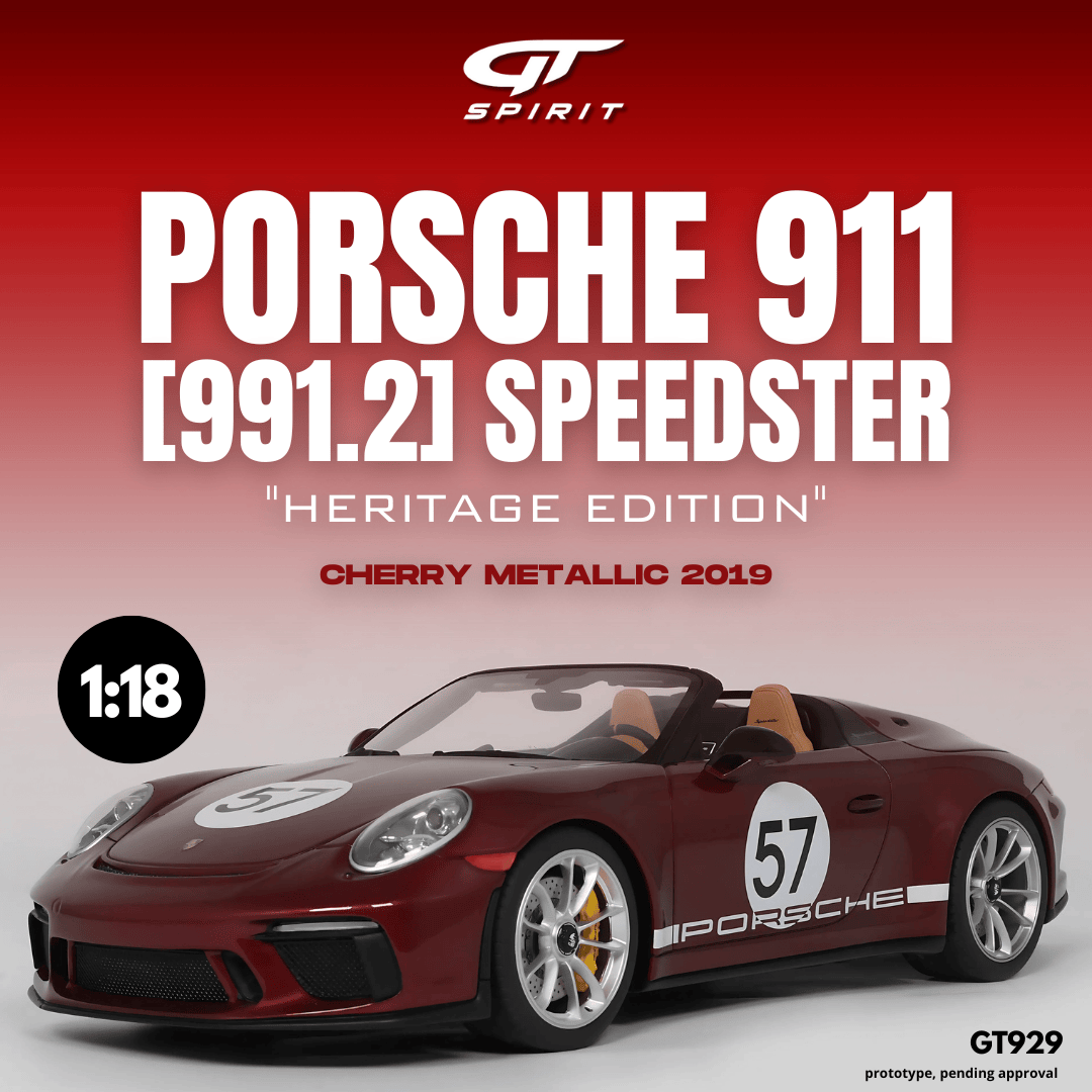 GT SPIRIT GT408 PORSCHE 911 (991.2) SPEEDSTER 2019 MEISSEN BLUE 1:18 GT SPIRIT GT408 PORSCHE 911 (991.2) SPEEDSTER 2019 MEISSEN BLUE 1:18