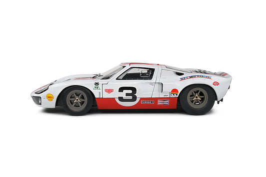 Solido - Ford GT40 (MK1) (White) 1:18 Scale Model Car