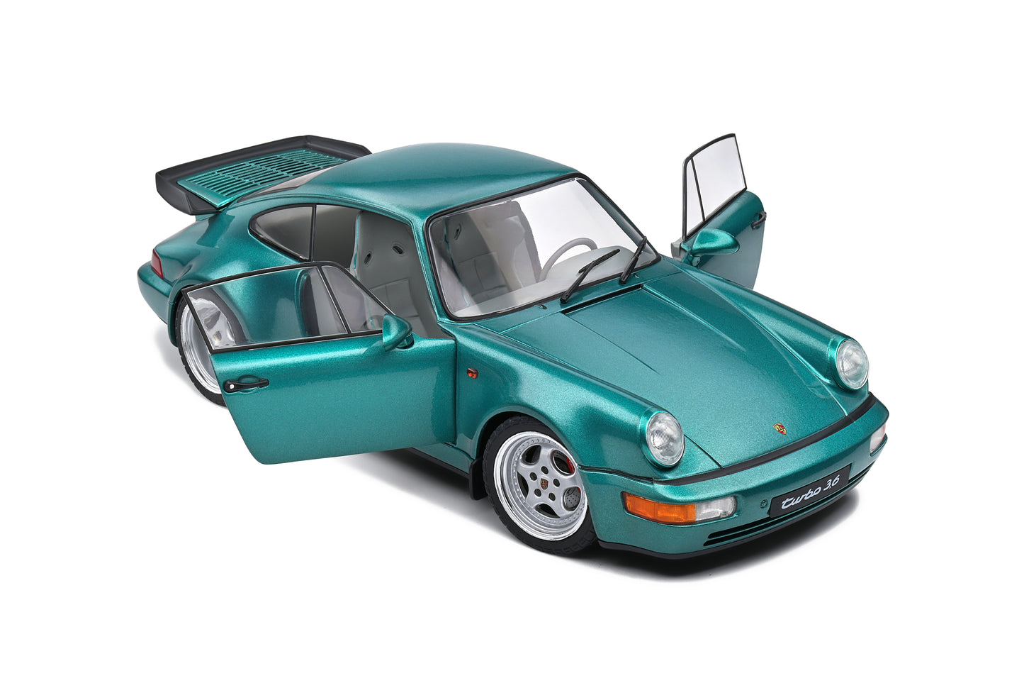 Solido - Porsche 911 (964) Turbo (Green) 1:18 Scale Model Car