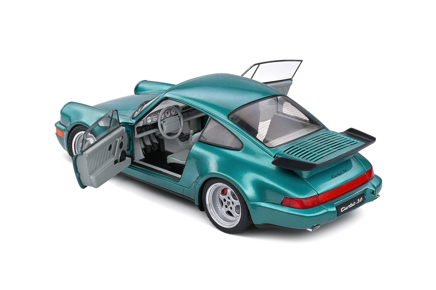 Solido - Porsche 911 (964) Turbo (Green) 1:18 Scale Model Car