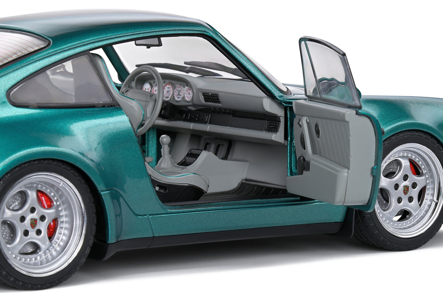 Solido - Porsche 911 (964) Turbo (Green) 1:18 Scale Model Car