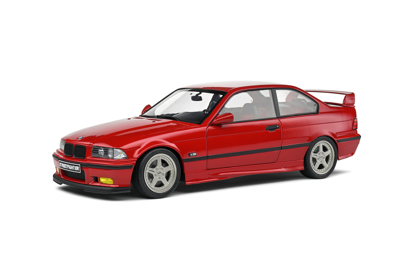 Solido - BMW M3 (E36) Coupe "Modified" (Bright Red) 1:18 Scale Model Car