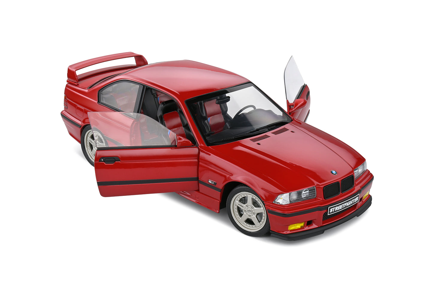 Solido - BMW M3 (E36) Coupe "Modified" (Bright Red) 1:18 Scale Model Car