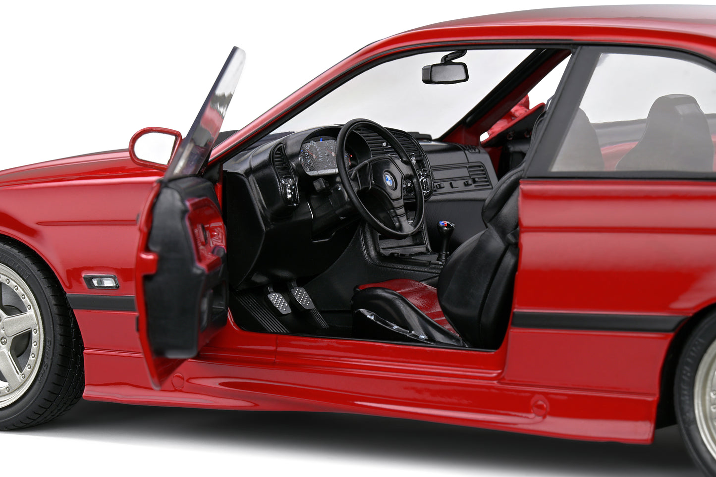 Solido - BMW M3 (E36) Coupe "Modified" (Bright Red) 1:18 Scale Model Car