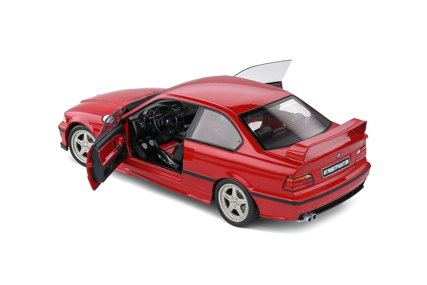 Solido - BMW M3 (E36) Coupe "Modified" (Bright Red) 1:18 Scale Model Car