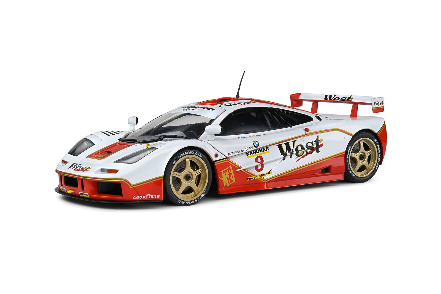 Solido - McLaren F1 GTR Short Tail (White) 1:18 Scale Model Car