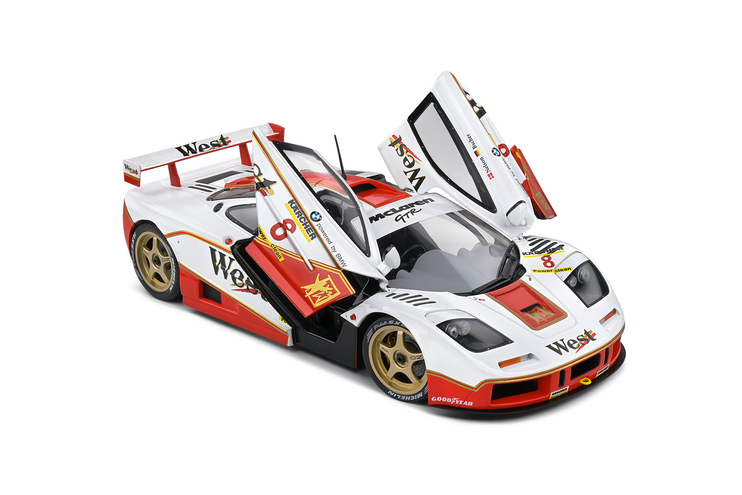 Solido - McLaren F1 GTR Short Tail (White) 1:18 Scale Model Car