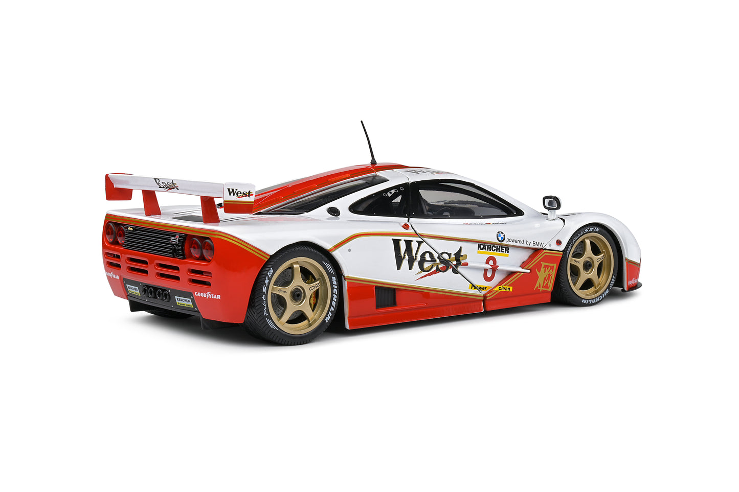 Solido - McLaren F1 GTR Short Tail (White) 1:18 Scale Model Car