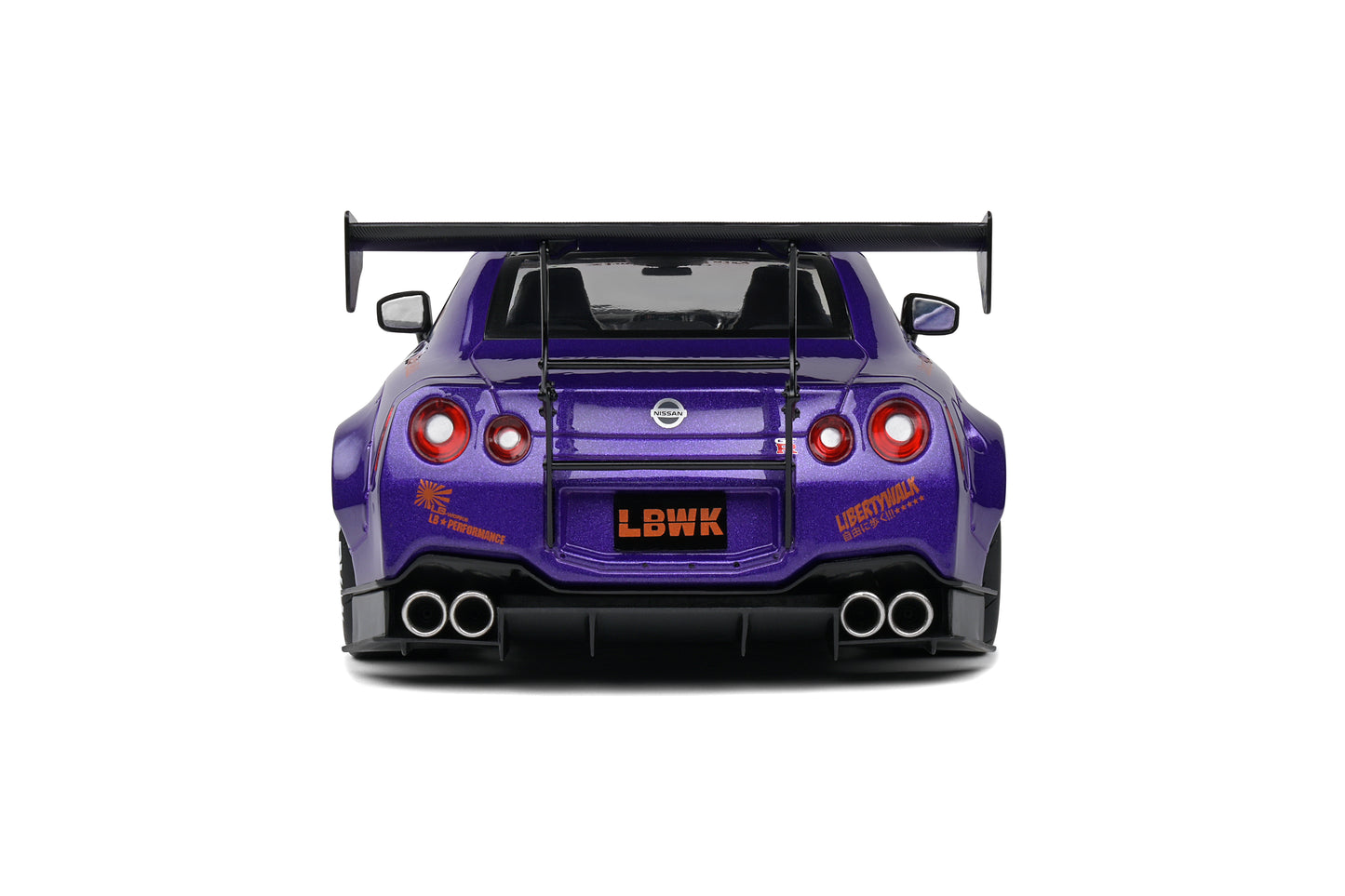 Solido - Liberty Walk Nissan GT-R (R35) V2.0 (Purple) 1:18 Scale Model Car