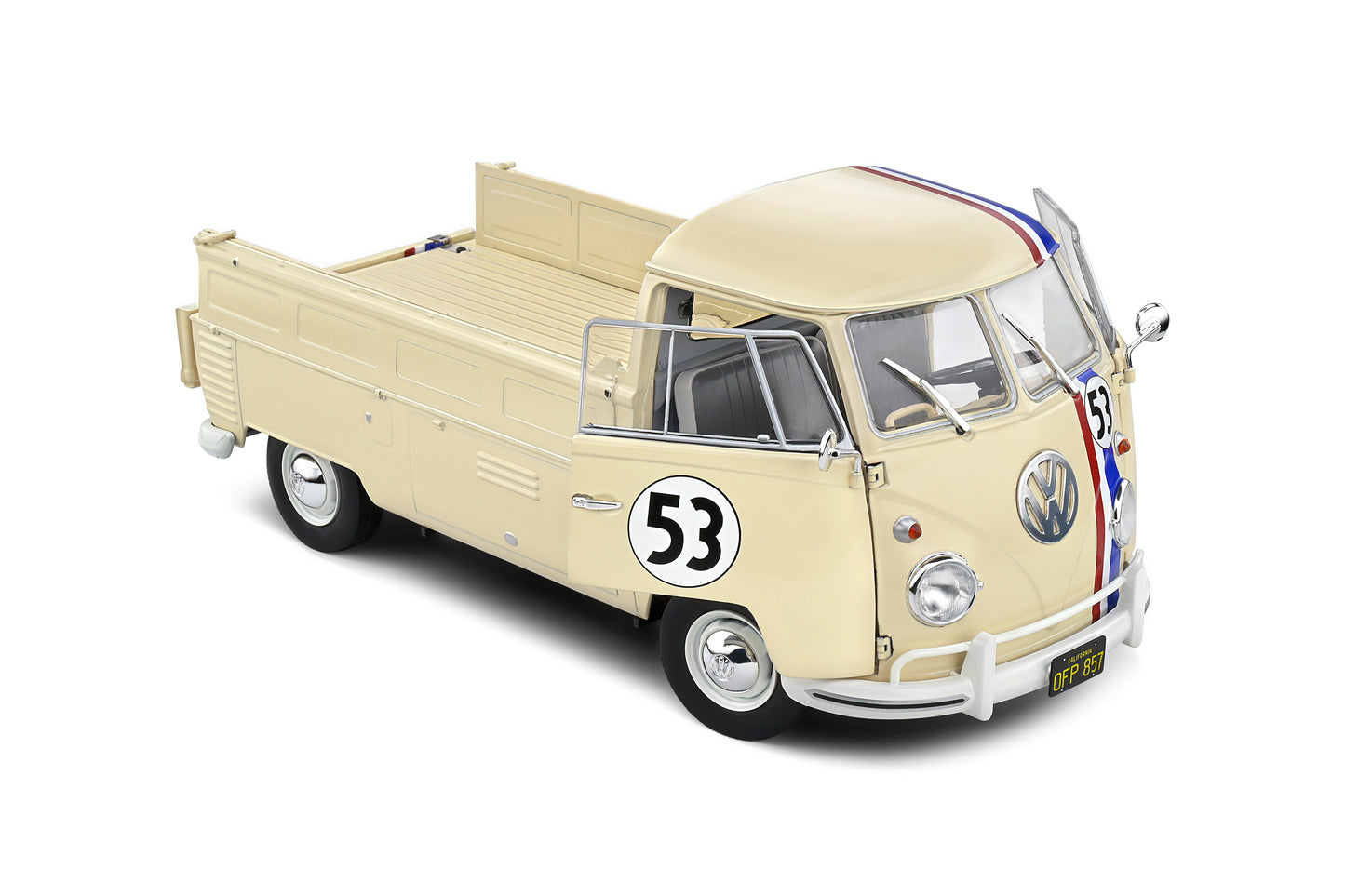 Solido - Volkswagen Transporter (T1) Pick-Up (Herbie) 1:18 Scale Model Car