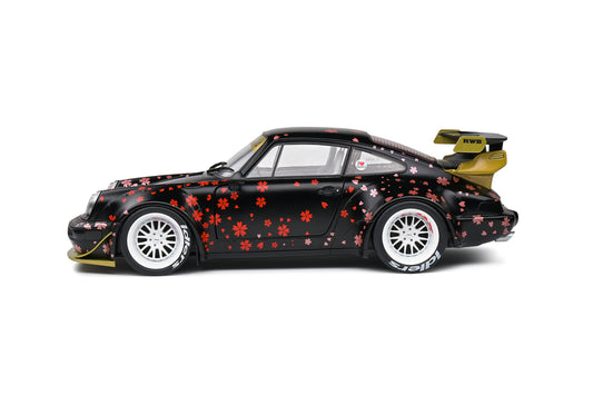 Solido - RWB Porsche 911 (964) "Aoki" (Black) 1:18 Scale Model Car