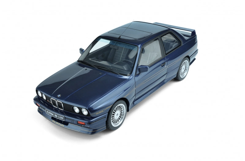 OttOmobile - Alpina BMW M3 B6 3.5S Coupe (E30) (Alpina Blue Metallic) 1:12  Scale Model Car