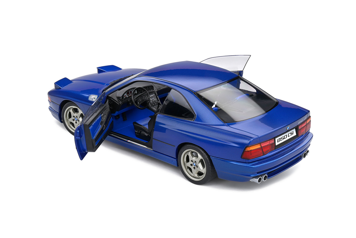 Solido - BMW 850 CSi (E31)(Tobaggo Blue) 1:18 Scale Model Car