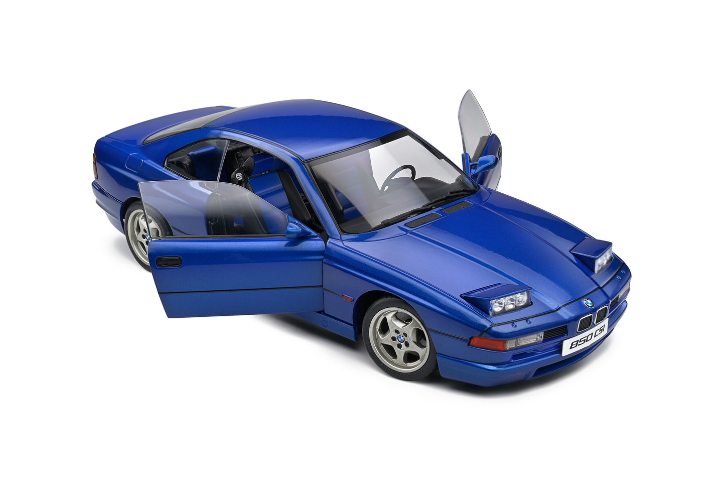 Solido - BMW 850 CSi (E31)(Tobaggo Blue) 1:18 Scale Model Car