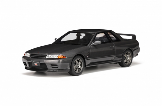 OttOmobile - Nissan Skyline GT-R (R32) (Gun Grey Metallic) 1:18 Scale Model Car