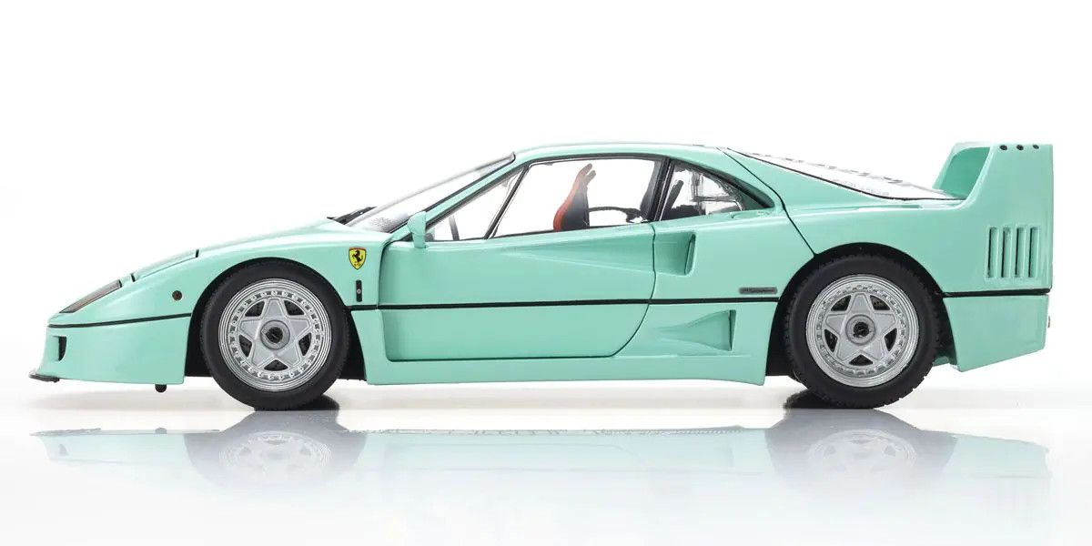 Kyosho - Ferrari F40 Street (Mint Green) 1:18 Scale Model Car