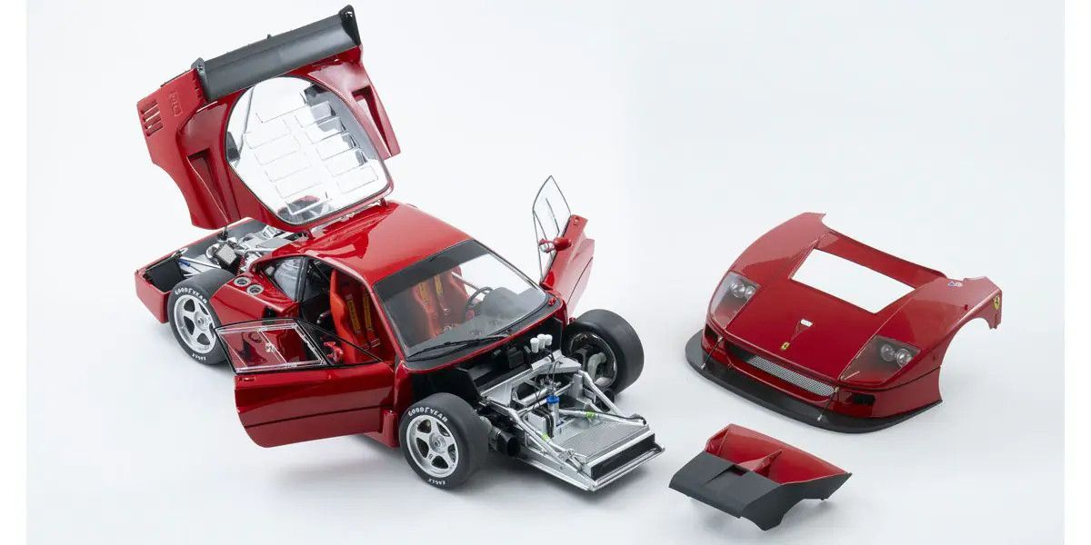 Kyosho - Ferrari F40 Competizione (Rosso Corsa Red) 1:12 Scale Model Car