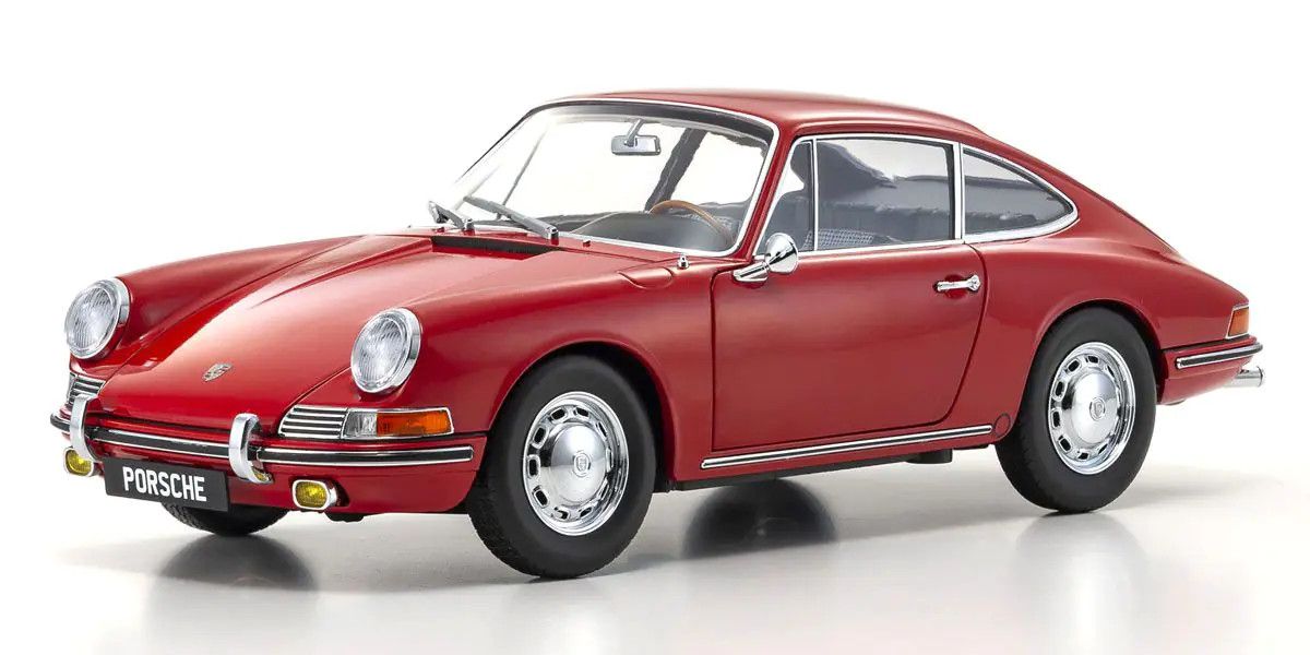 Kyosho - Porsche 911 (901) 1964 (Signal Red) 1:18 Scale Model Car