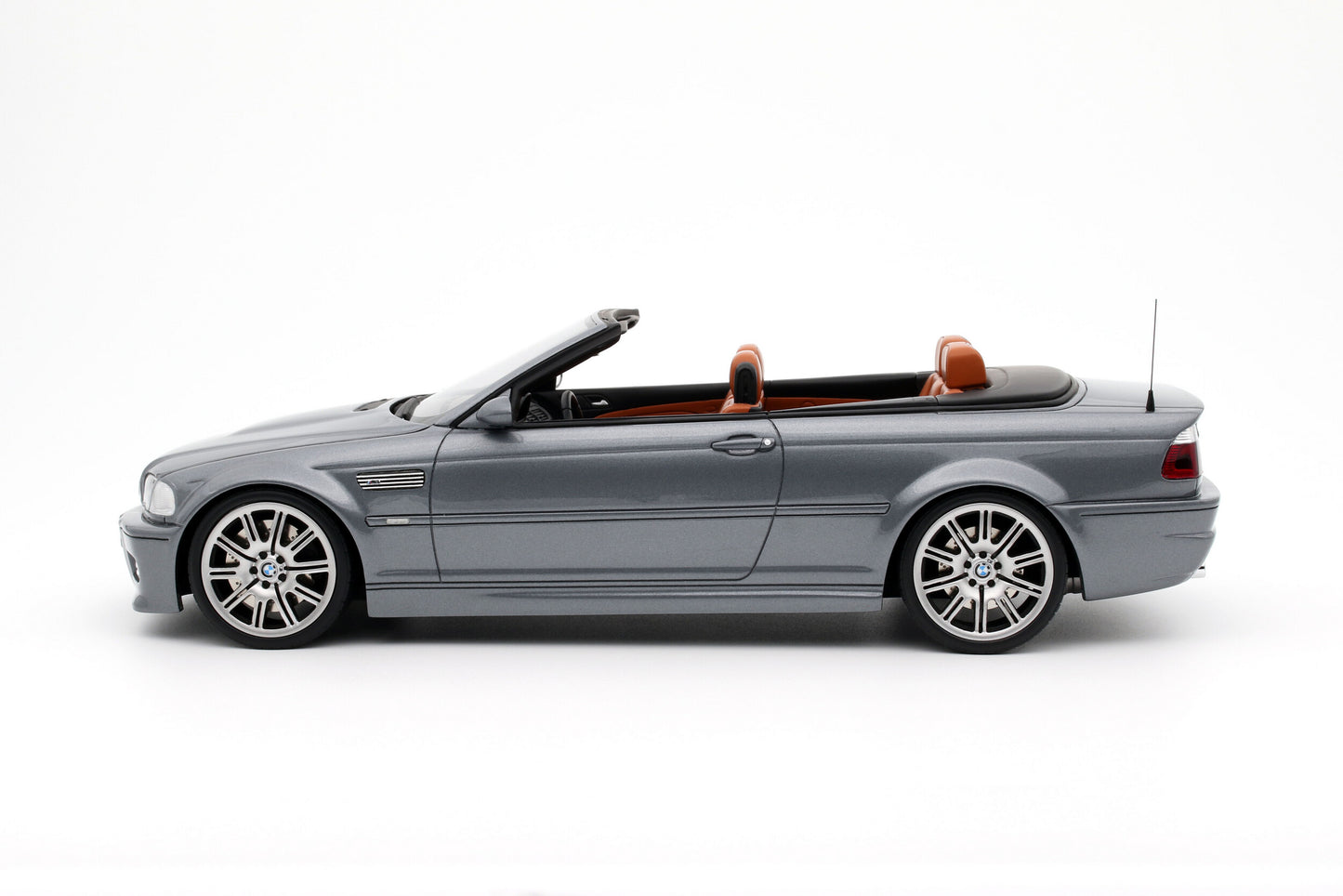 OttOmobile - BMW M3 (E46) Convertible (Silver Grey Metallic) 1:18 Scale Model Car