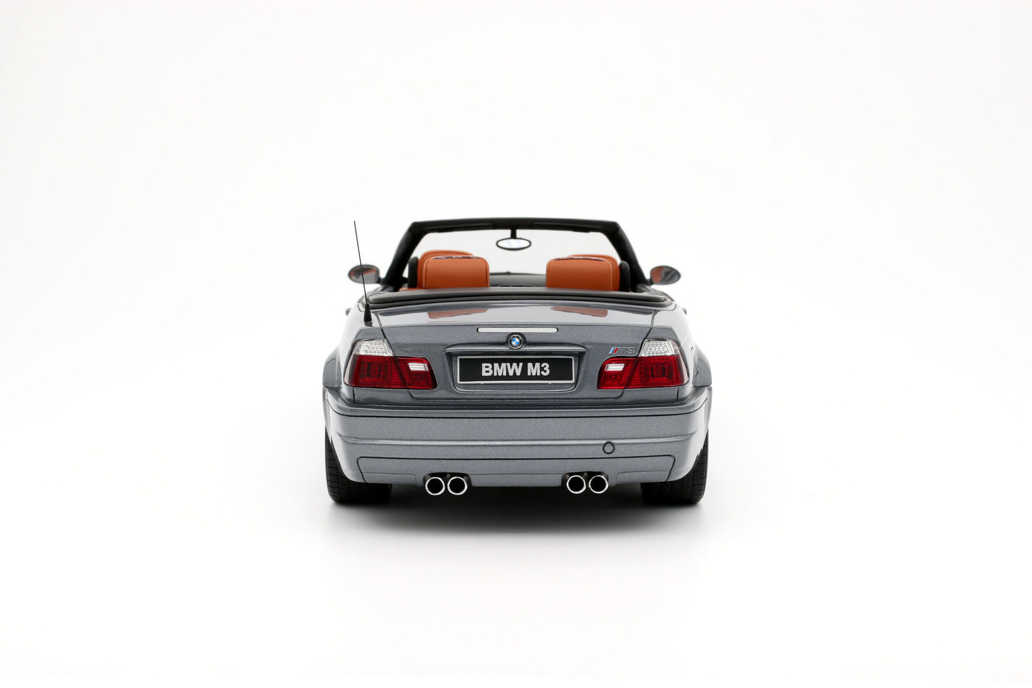 OttOmobile - BMW M3 (E46) Convertible (Silver Grey Metallic) 1:18 Scale Model Car