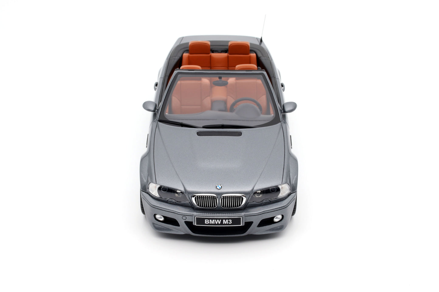 OttOmobile - BMW M3 (E46) Convertible (Silver Grey Metallic) 1:18 Scale Model Car