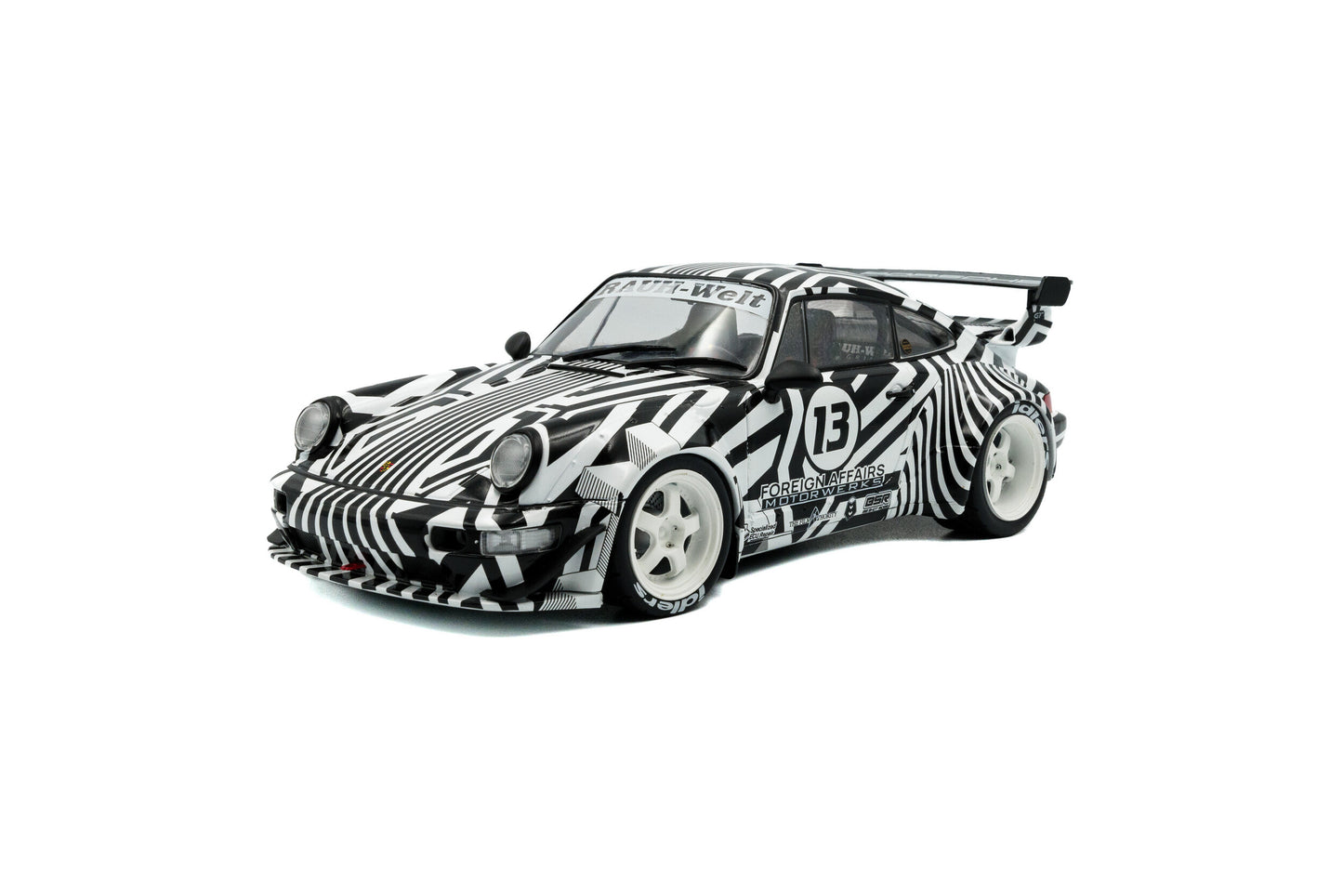 Solido - RWB Porsche 911 (964) "The Zebra" (Camouflage) 1:18 Scale Model Car