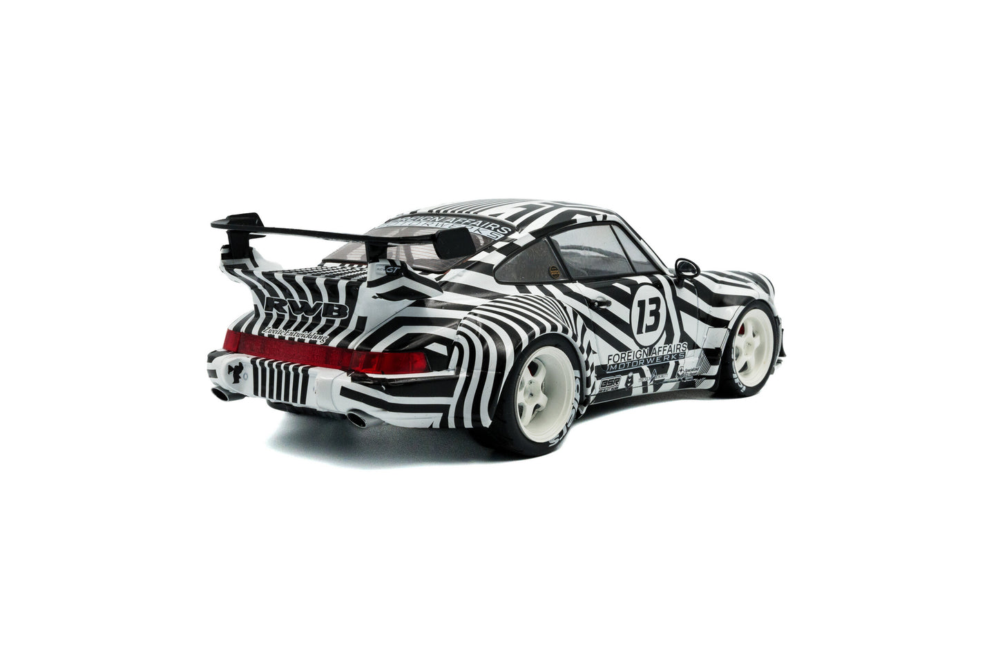 Solido - RWB Porsche 911 (964) "The Zebra" (Camouflage) 1:18 Scale Model Car