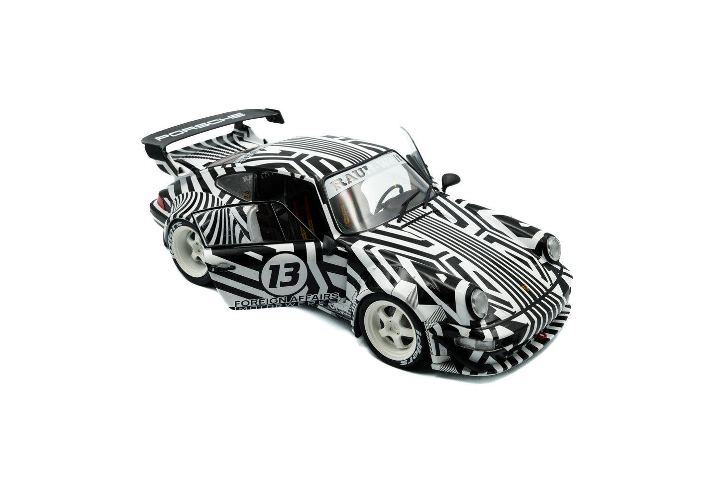 Solido - RWB Porsche 911 (964) "The Zebra" (Camouflage) 1:18 Scale Model Car