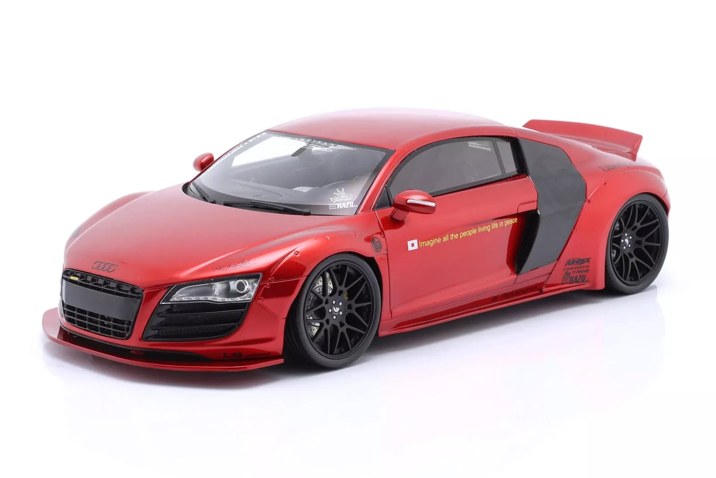 GT Spirit - Liberty Walk Audi R8 (Gen 1) (Candy Red) 1:18 Scale Model