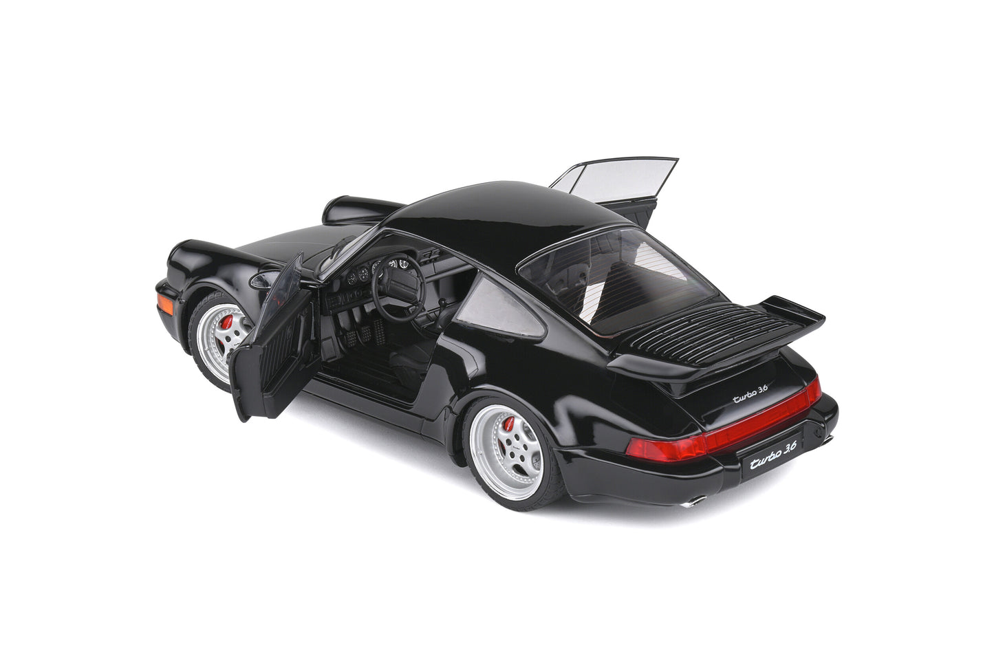 Solido - Porsche 911 (964) Turbo (Black) 1:18 Scale Model Car