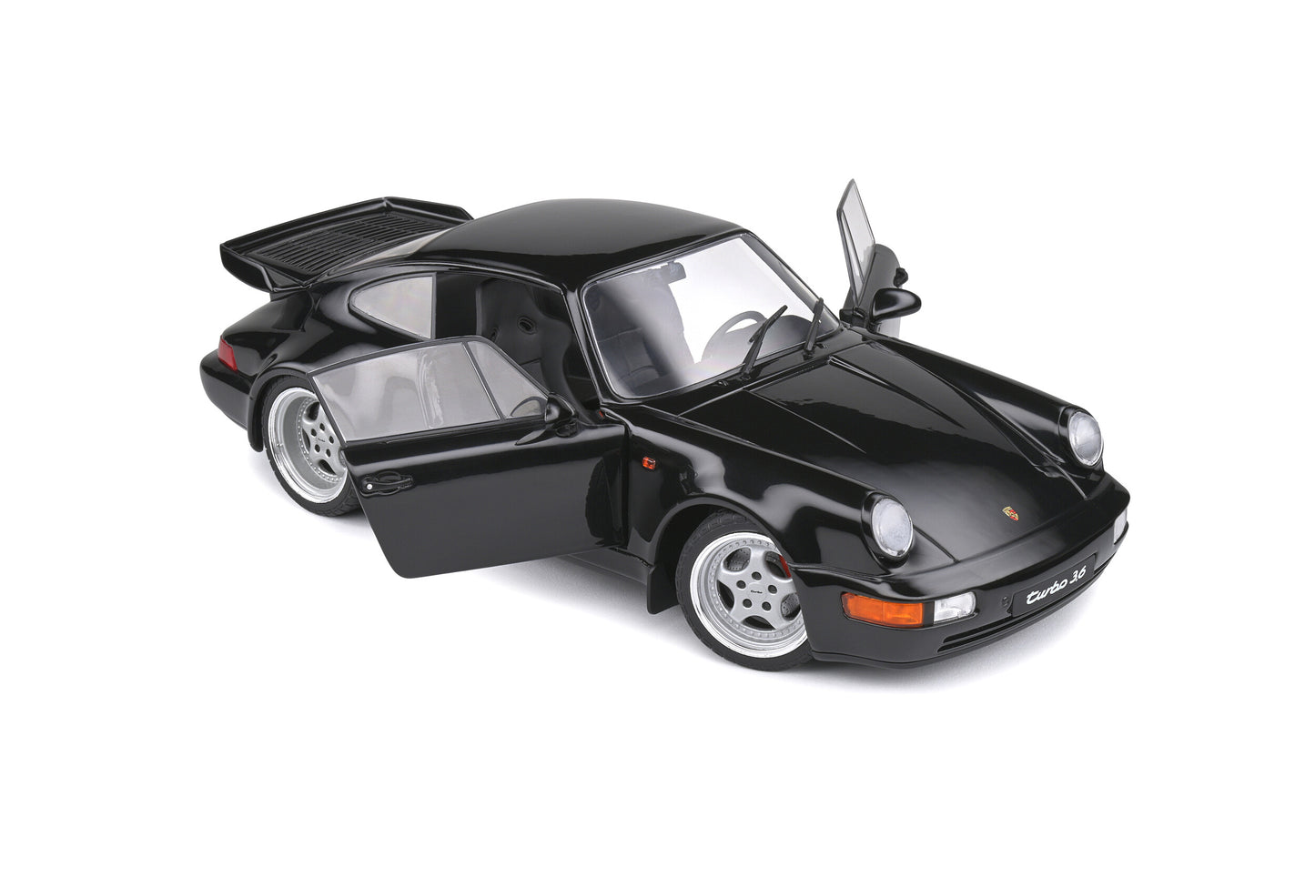 Solido - Porsche 911 (964) Turbo (Black) 1:18 Scale Model Car