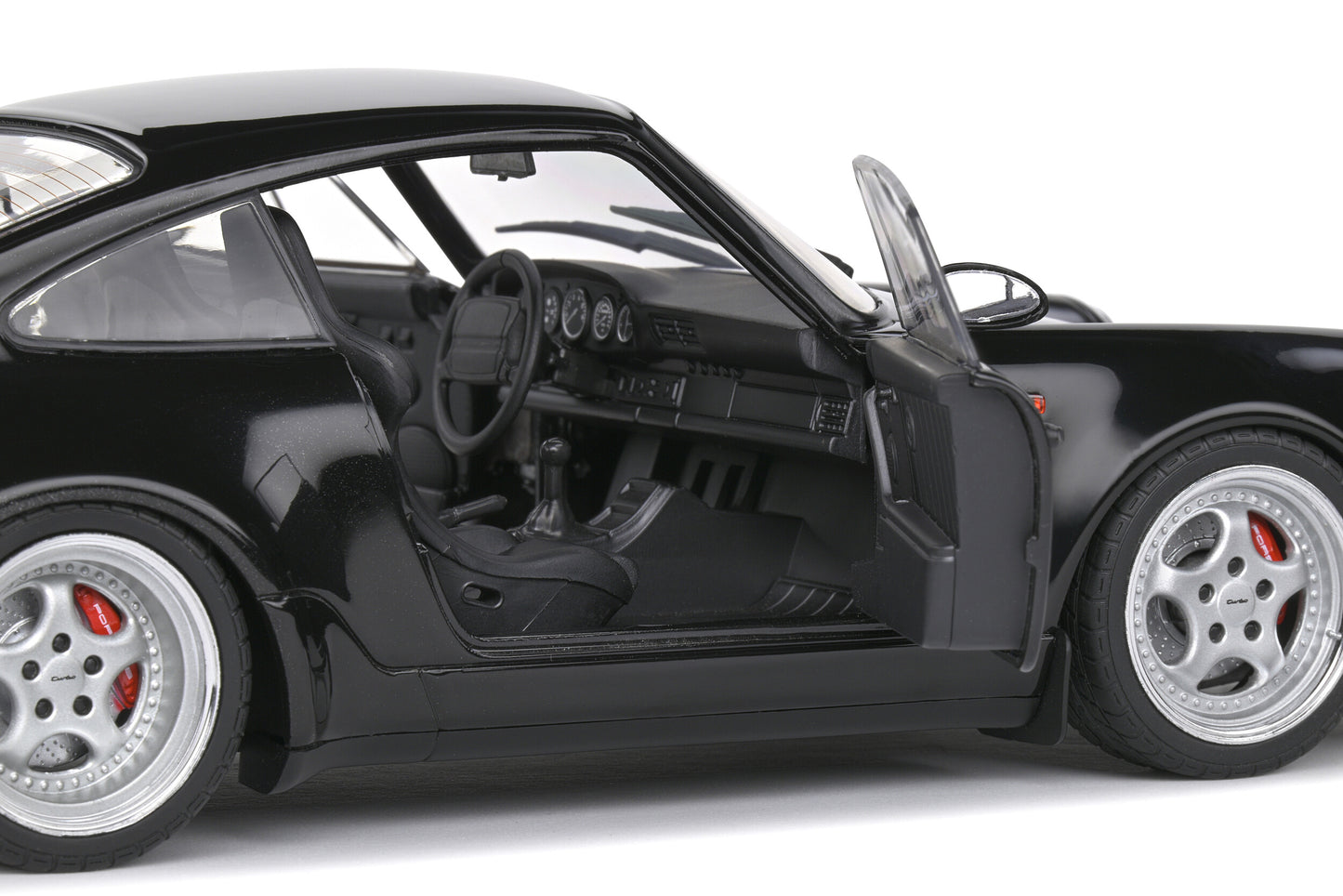 Solido - Porsche 911 (964) Turbo (Black) 1:18 Scale Model Car