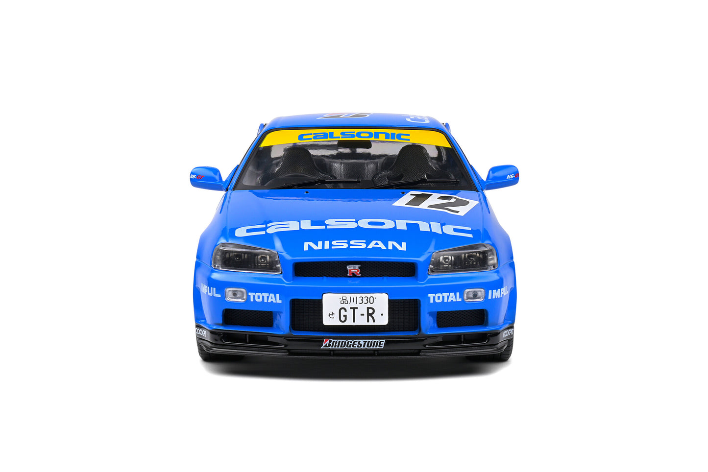 Solido - Nissan Skyline GT-R (R34) "Modified" (Calsonic Blue) 1:18 Scale Model Car