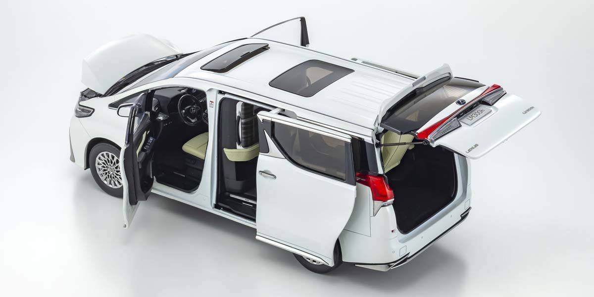 Kyosho - Lexus LM300h (Pearl White) 1:18 Scale Model Car - Model Cars Canada Inc.