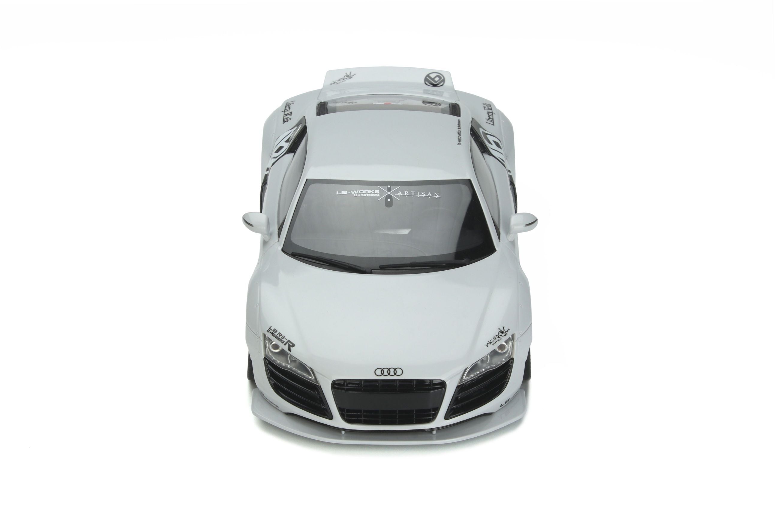 GT Spirit - Liberty Walk Audi R8 (Glacier White) 1:18 Scale Model Car