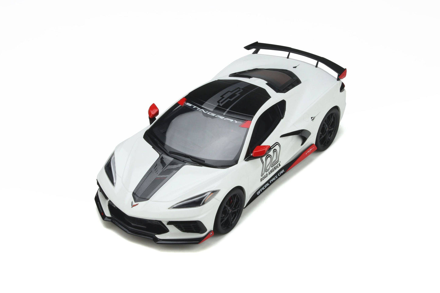 GT Spirit - Chevrolet Corvette (C8) "Pace Car" (2020) (Arctic White) 1:18 Scale Model Car - Model Cars Canada Inc.