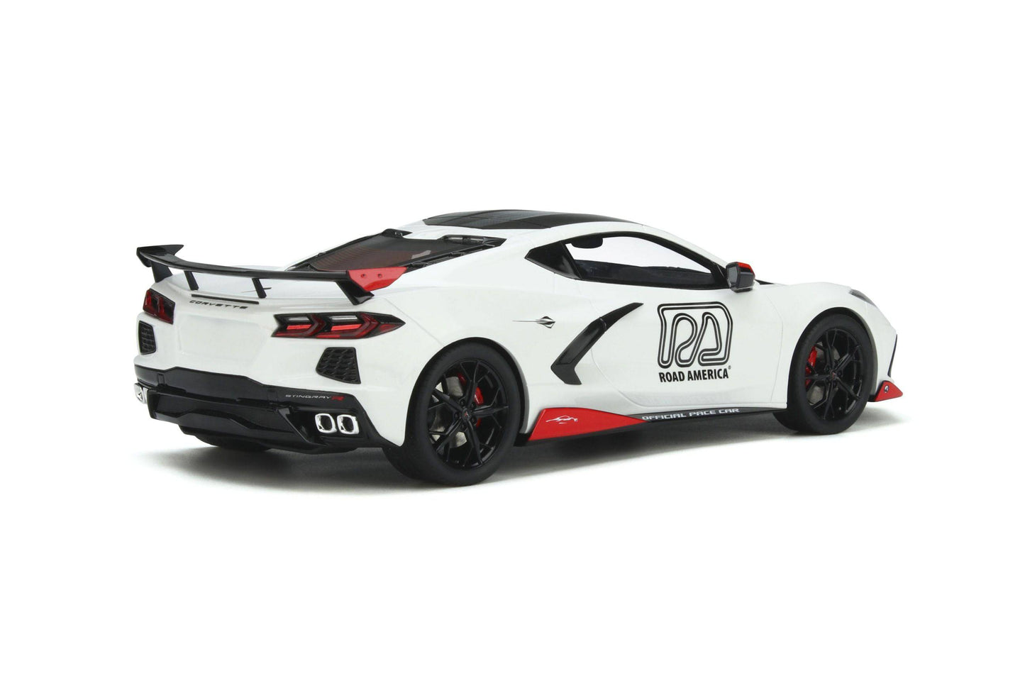 GT Spirit - Chevrolet Corvette (C8) "Pace Car" (2020) (Arctic White) 1:18 Scale Model Car - Model Cars Canada Inc.