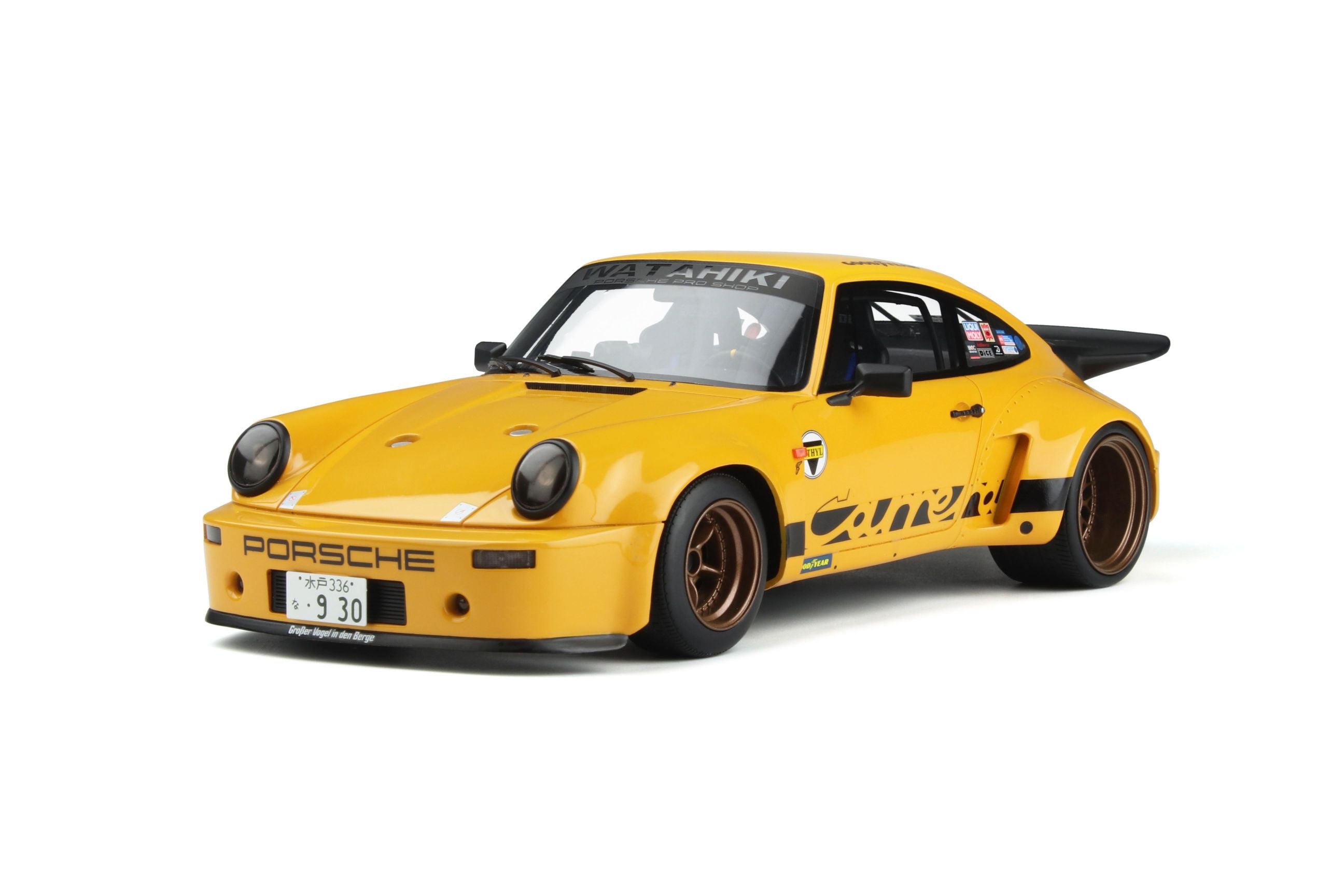 GT Spirit - Porsche 911 (930) Carrera RSR Hommage by Yamanouchi-San (Light  Yellow) 1:18 Scale Model Car