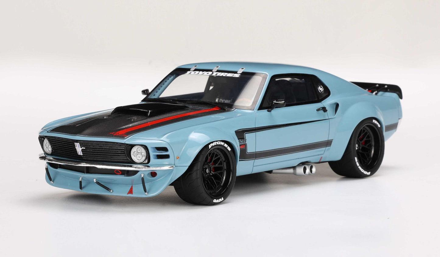 GT Spirit - Ruffian Cars Ford Mustang (1970) (Cavalry Blue) 1:18 Scale Model Car