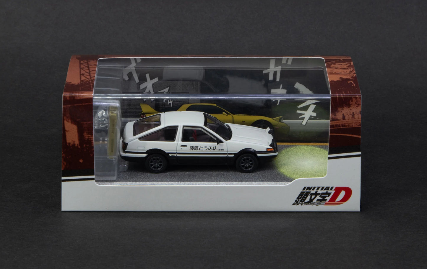 Hobby Japan - Toyota Corolla Sprinter Tureno GT Apex (AE86) "Initial D" (Lights Up) 1:64 Scale Model Car