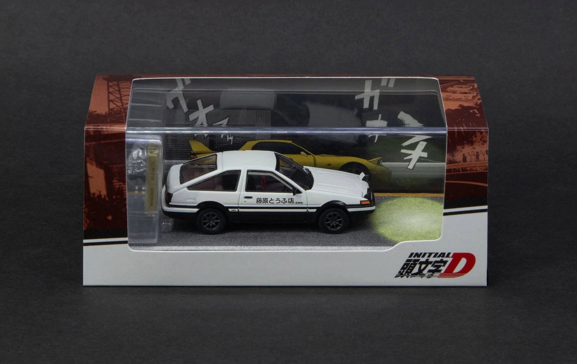 Hobby Japan - Toyota Corolla Sprinter Tureno GT Apex (AE86) "Initial D" (Lights Up) 1:64 Scale Model Car - Model Cars Canada Inc.