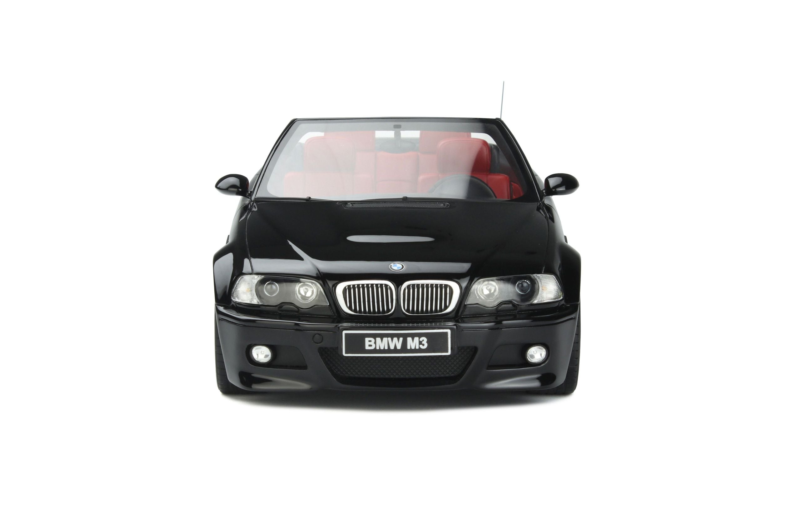 OttOmobile - BMW M3 Convertible (E46) (Jet Black) 1:18 Scale Model Car