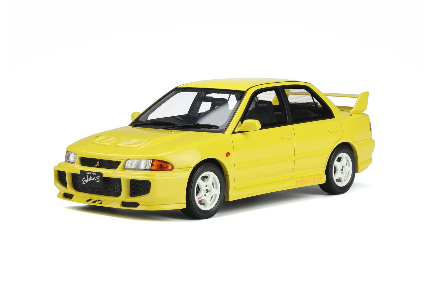OttOmobile - Mitsubishi Lancer Evo III (Yellow) 1:18 Scale Model Car