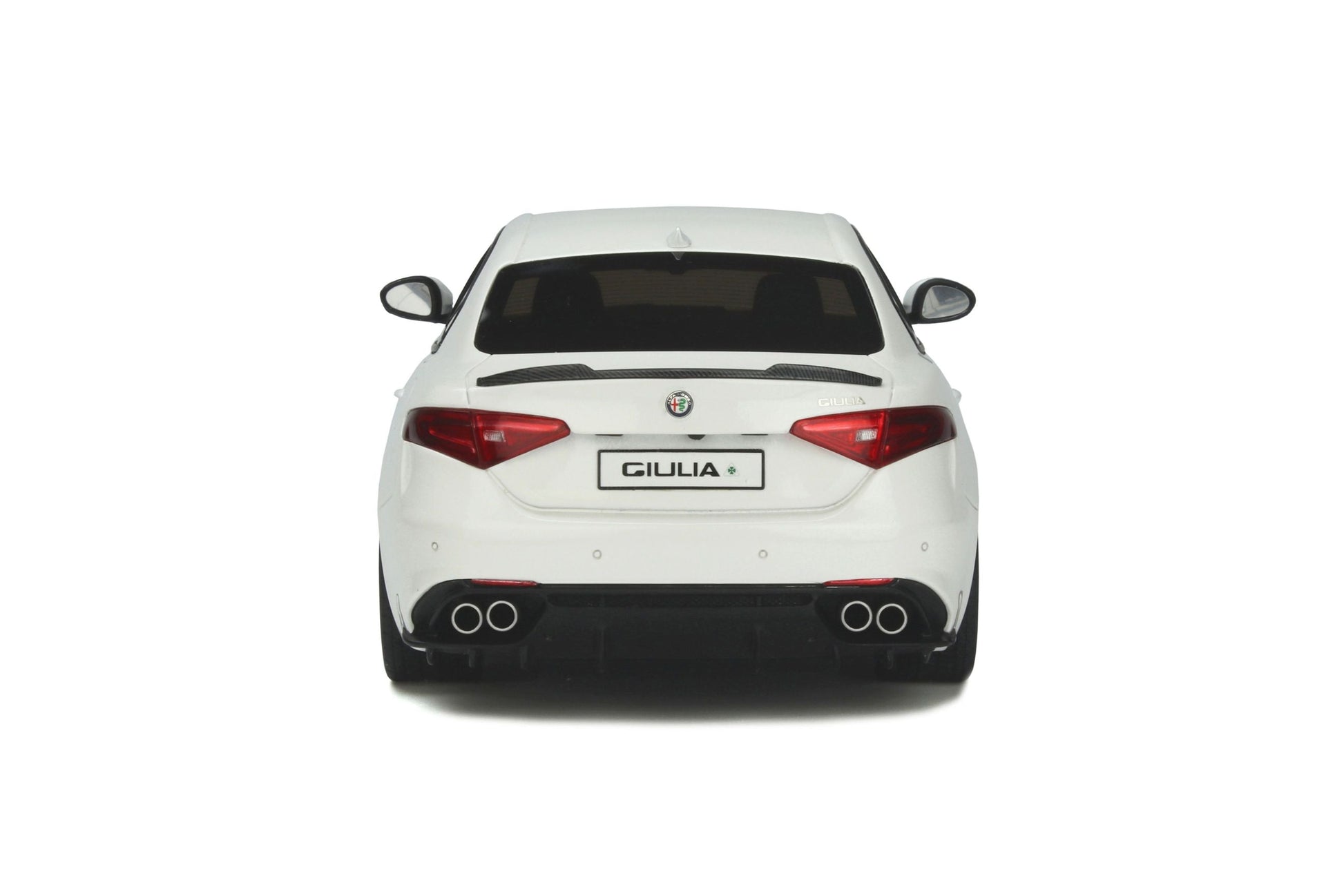 OttOmobile - Alfa Romeo Giulia Quadrifoglio (2019) (White) 1:18 Scale Model Car - Model Cars Canada Inc.