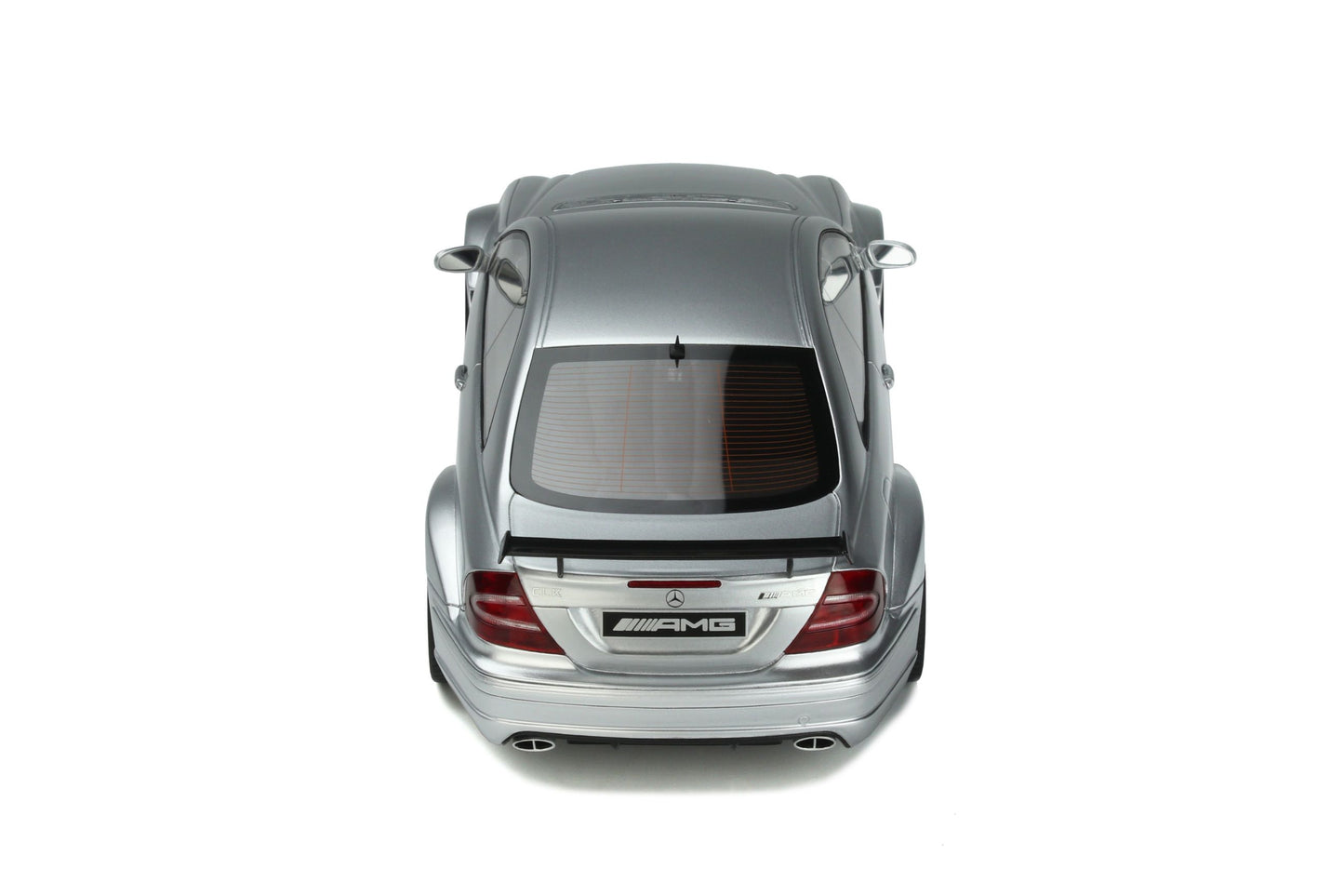OttOmobile - Mercedes-Benz CLK DTM AMG Coupe (C209) (Brilliant Silver Metallic) 1:18 Scale Model Car