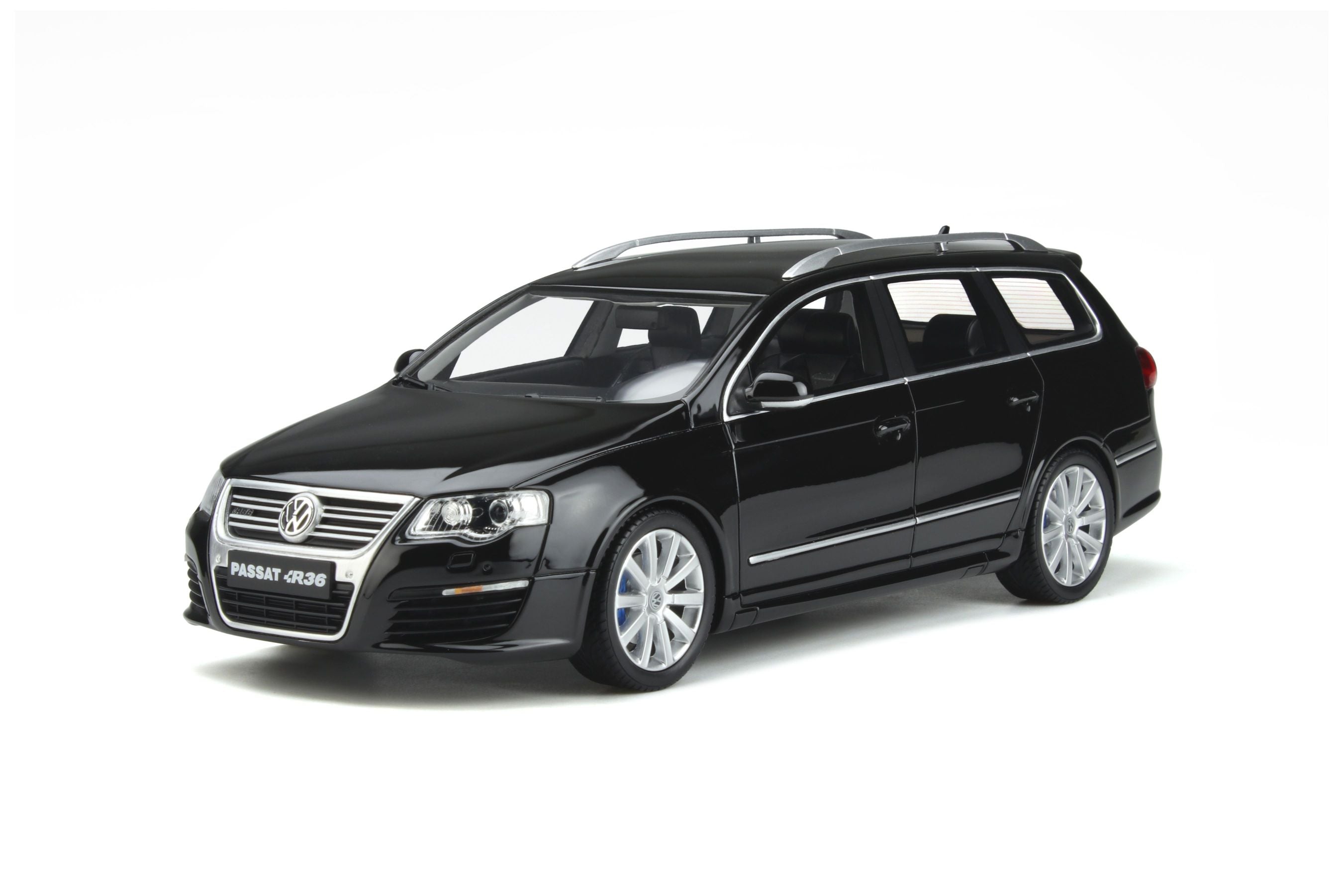 OttOmobile - Volkswagen Passat R36 Variant (B6) (Deep Black Metallic) 1:18  Scale Model Car