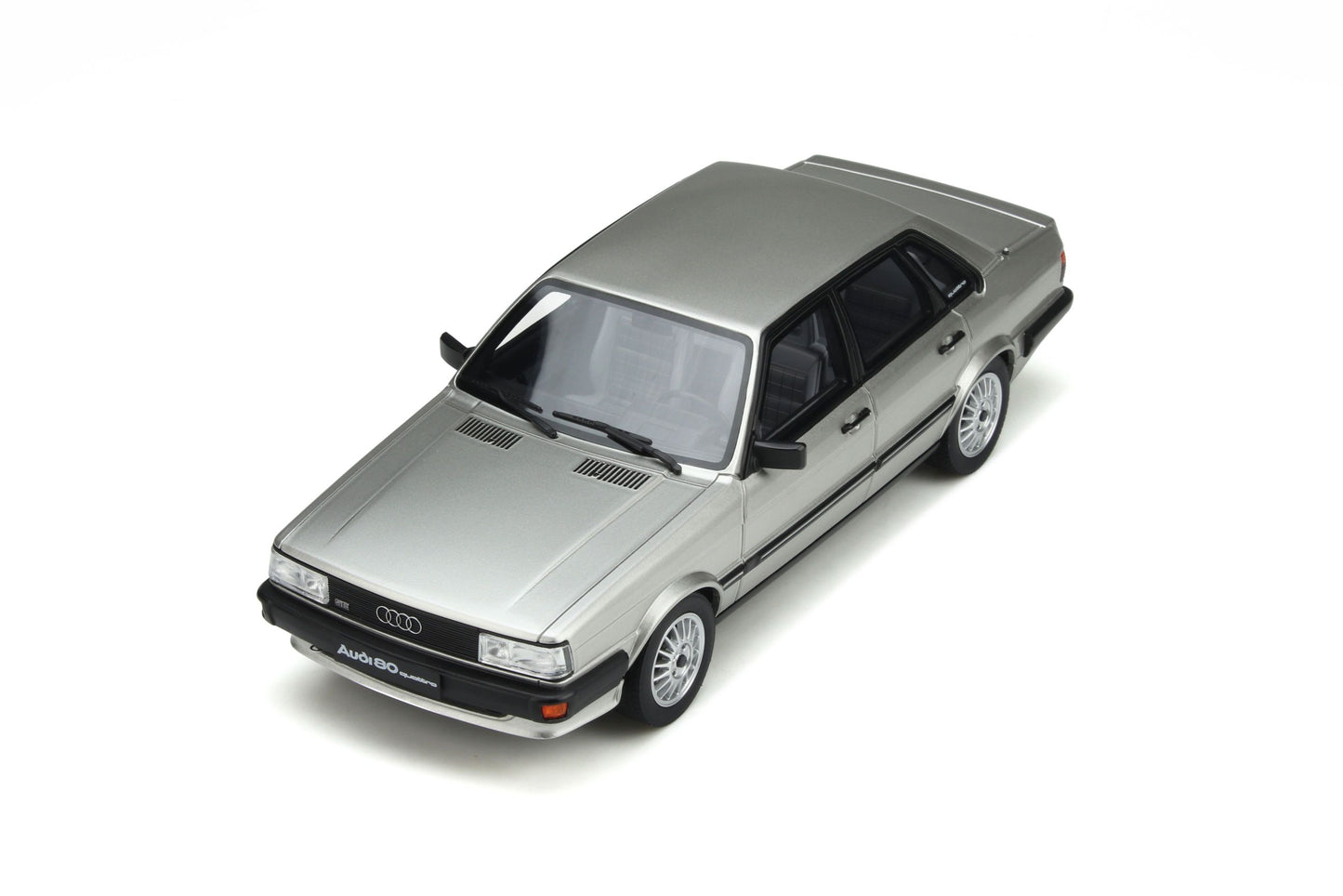 OttOmobile - Audi 80 Quattro (B2) (Zermatt Silver) 1:18 Scale Model Car